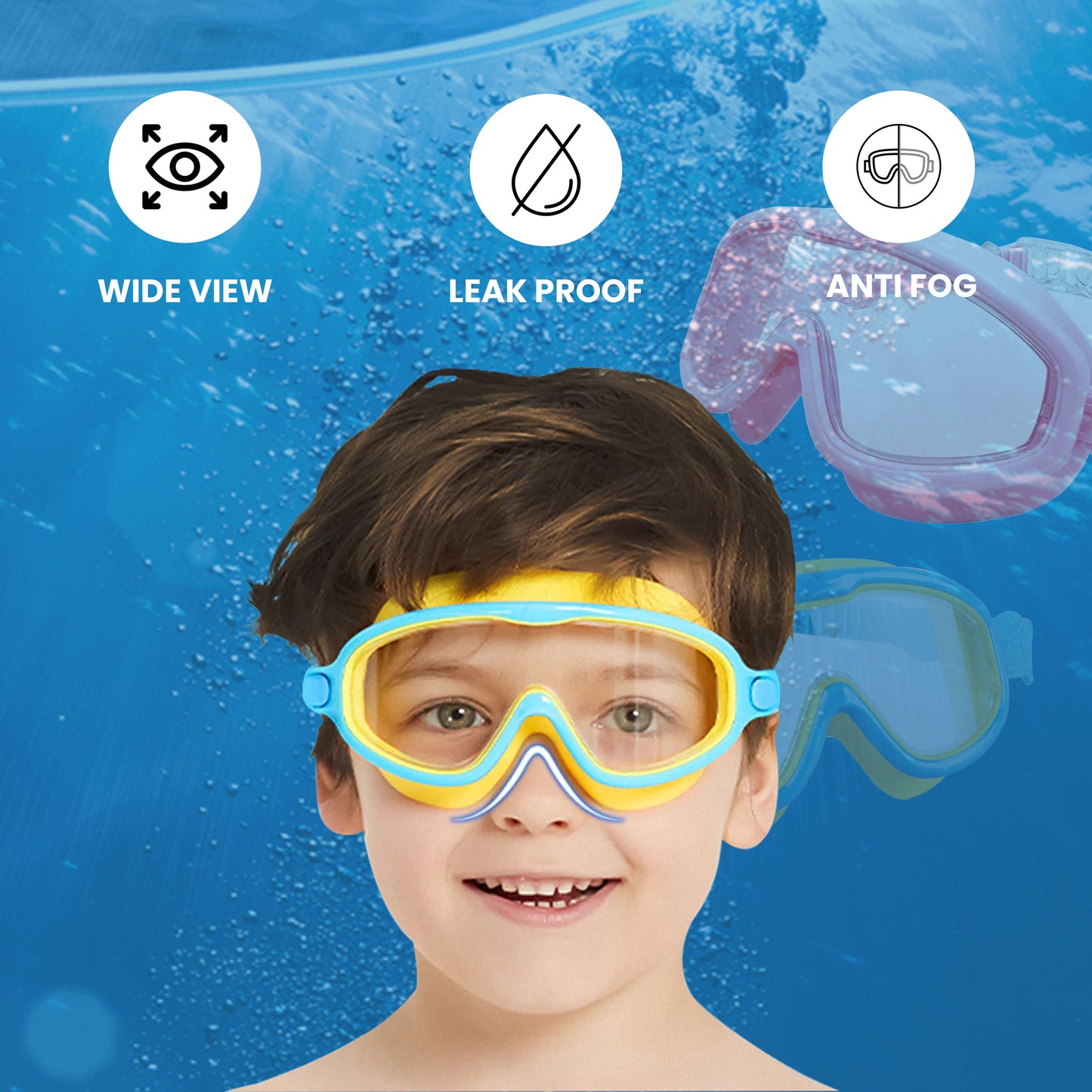 KIDZ EZY CLICK™ Swimming Goggles